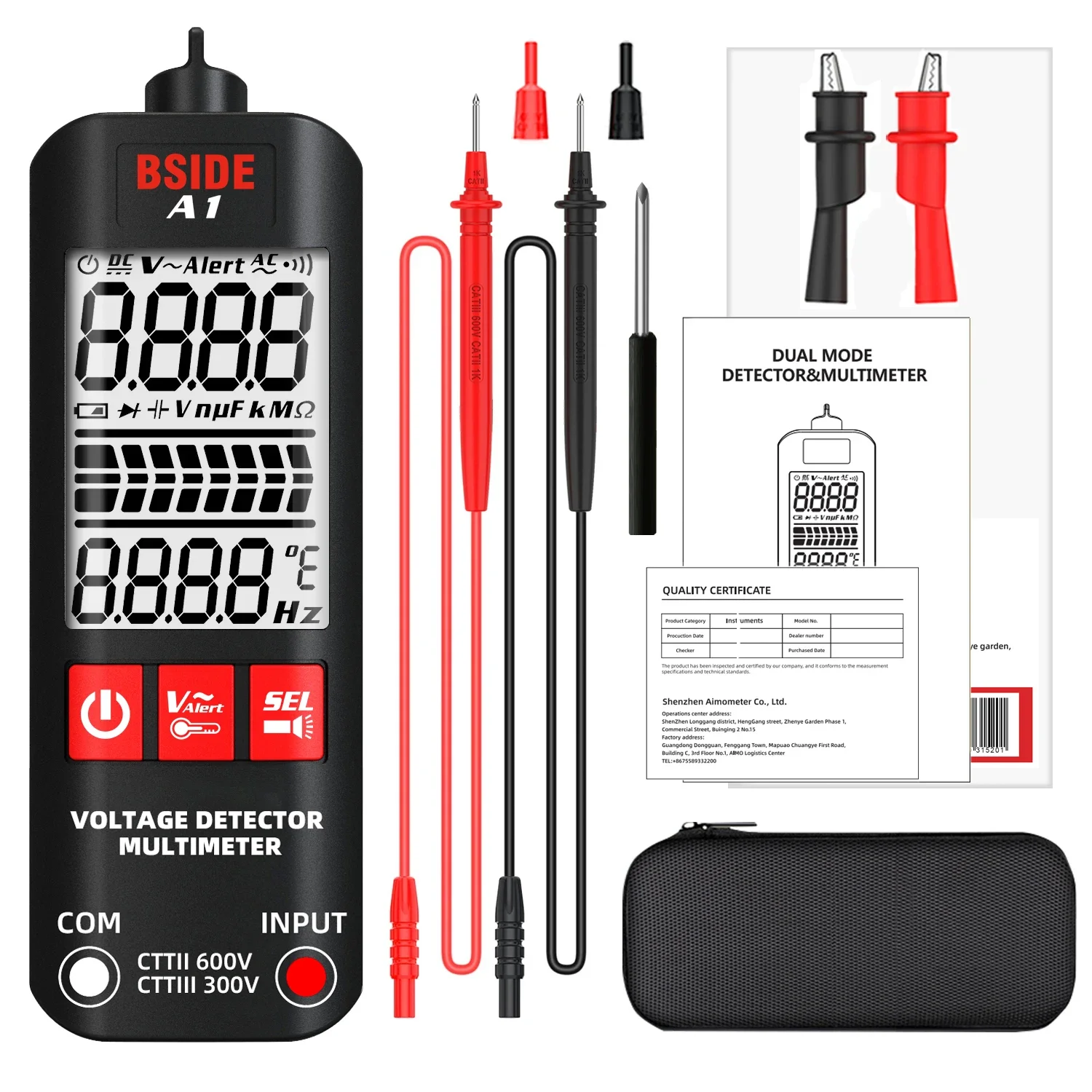

A1 High Precision Smart Dual Mode Voltage Multimeter