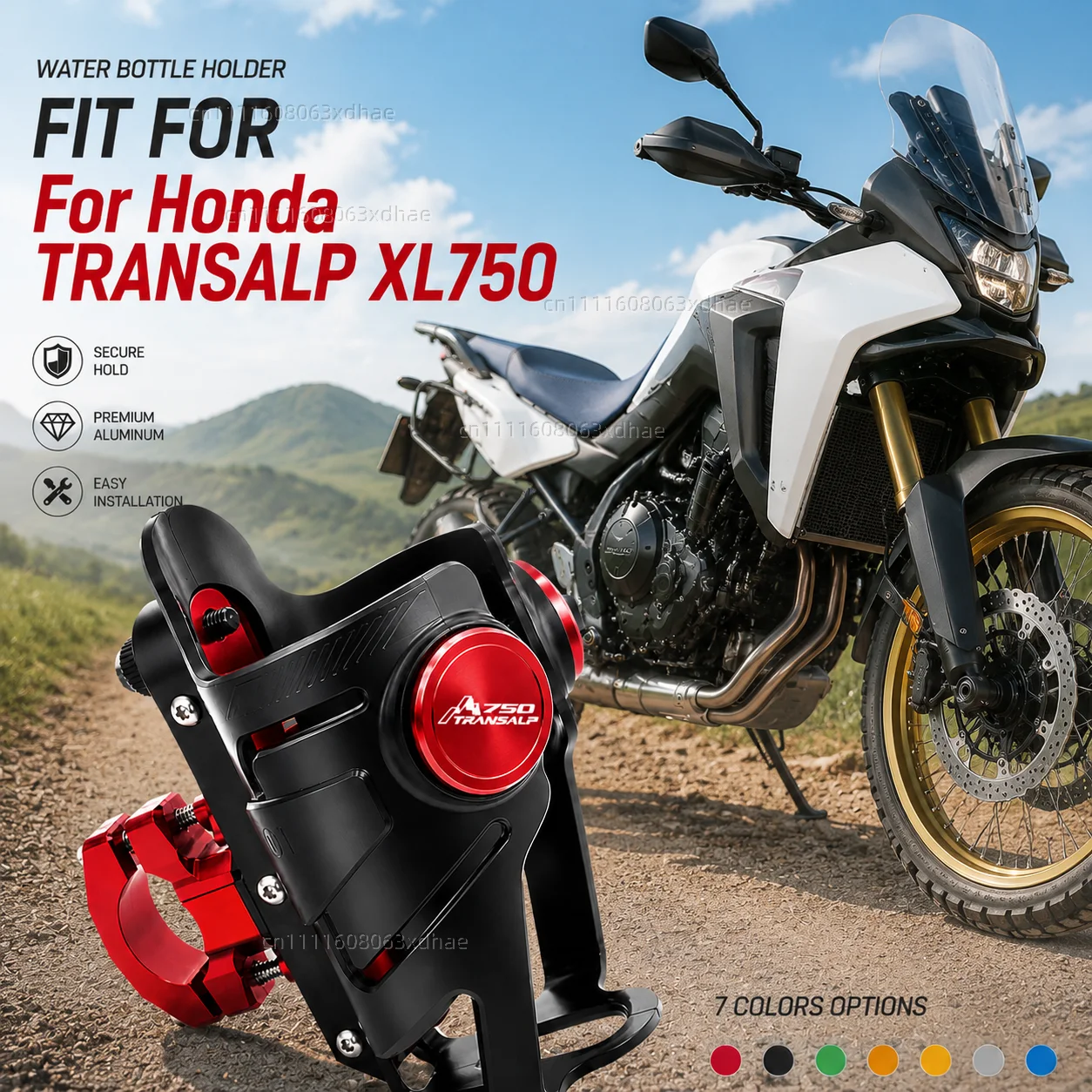 

Motorcycle Water Bottle Holder For Honda TRANSALP XL750 TRANSALP 750 Coffee Beverage Tea Cup Support Modification Accessories