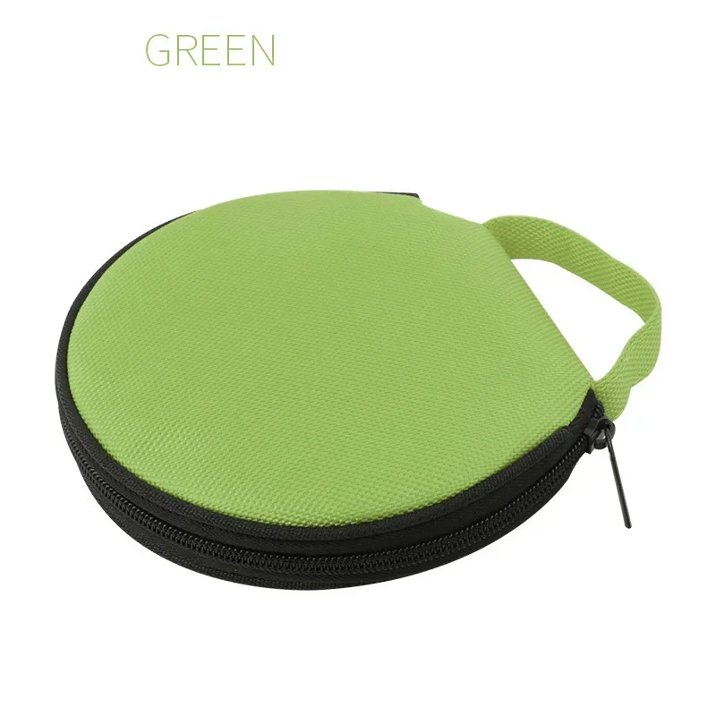 ortable CD DVD Case 20 Capacity Oxford Cloth Storage Bag Round Holder with Zipper for Home Car CD Box Bag