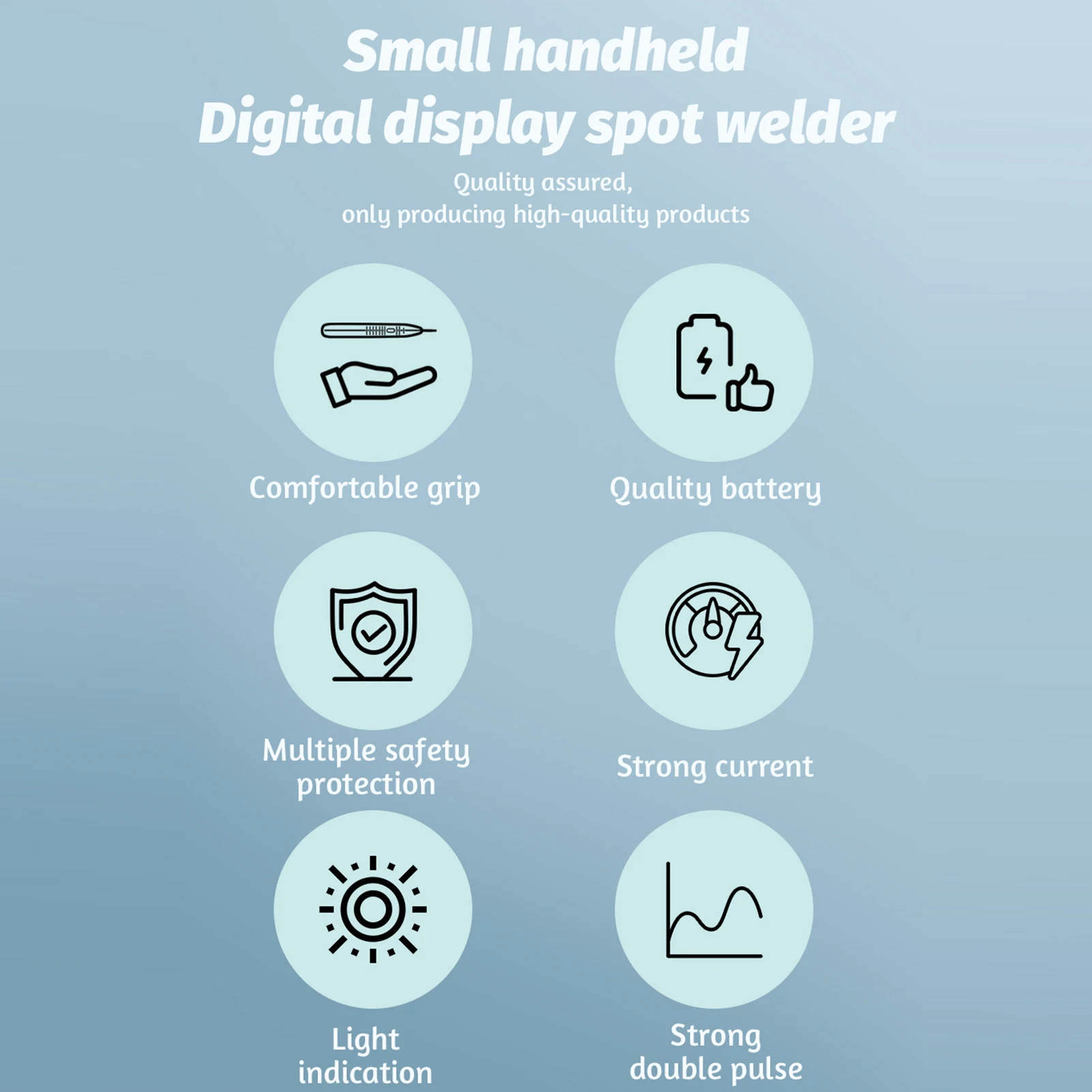 배터리 스폿 용접기 11단계 스폿 용접기 자동 및 수동 모드 탈착식 용접 바늘 내장형 스마트 온도 조절기