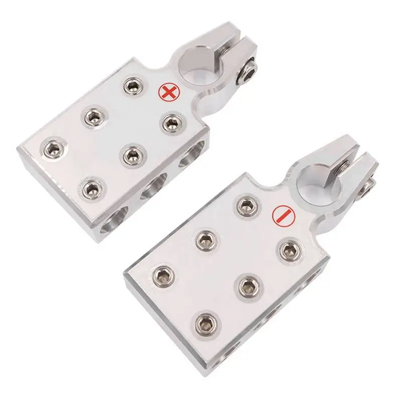 

AC54-2Pcs Автомобильные клеммы-коннекторы для модификации аудиосистемы, зажимы для проводов 4/0 AWG