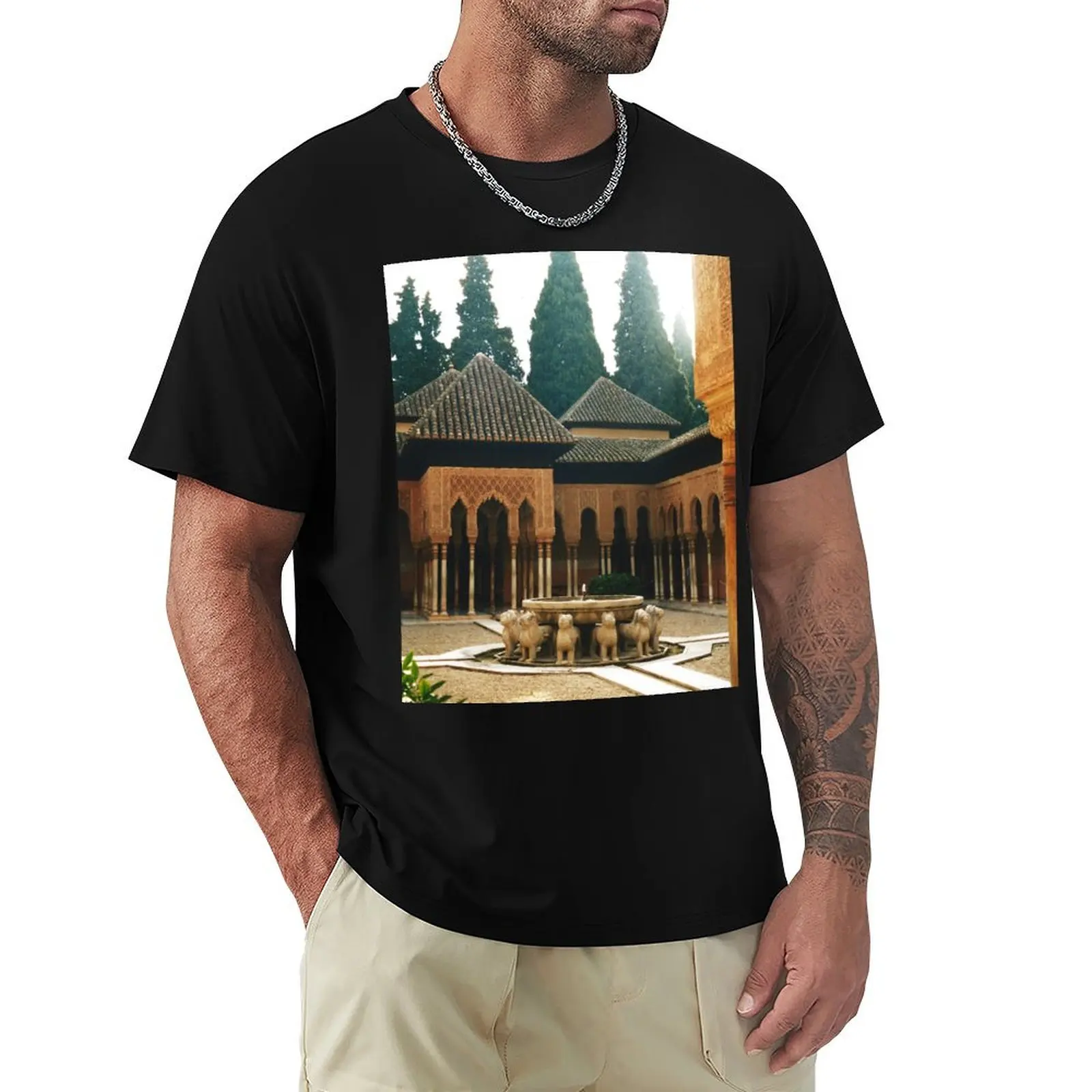 Alhambra T-Shirt Classic Print Short Sleeve Shirt