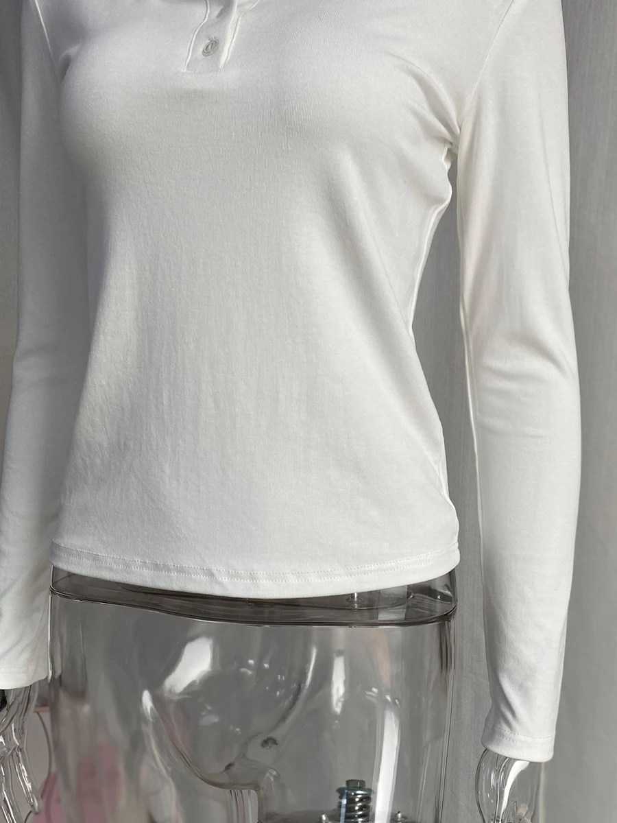 Hirsionsan Sommer Casual Patchwork Dünne T-shirts Frauen Modale Weiche Langarm T-shirts 2025, Neue Casual Weibliche Ästhetische Tops – Detail 8
