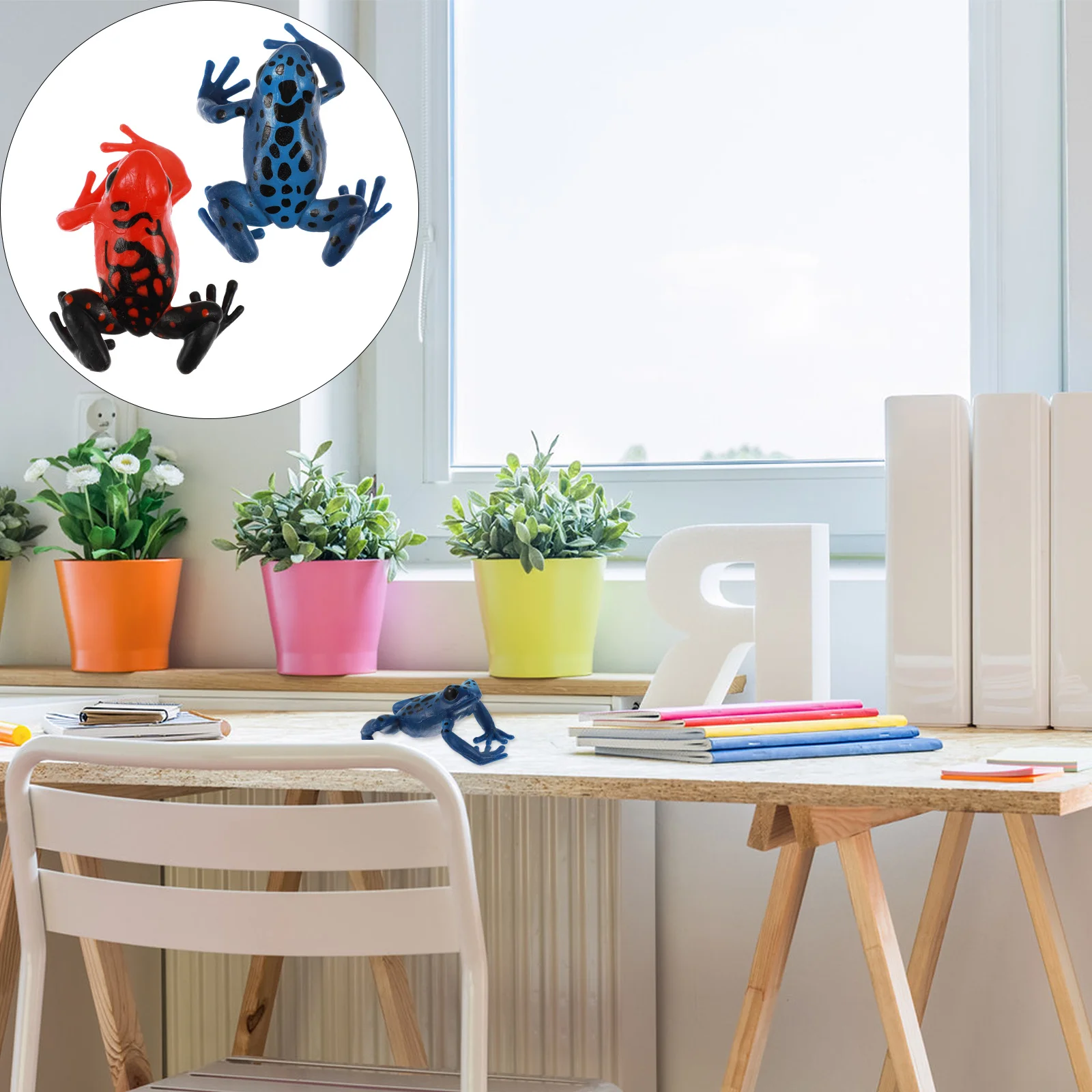 

2Pcs Frogs Decor Garden Ornament Creative Sculpture Durable Indoor Outdoor Party Wedding Shop Hotel Club Gift Frogs Figurine