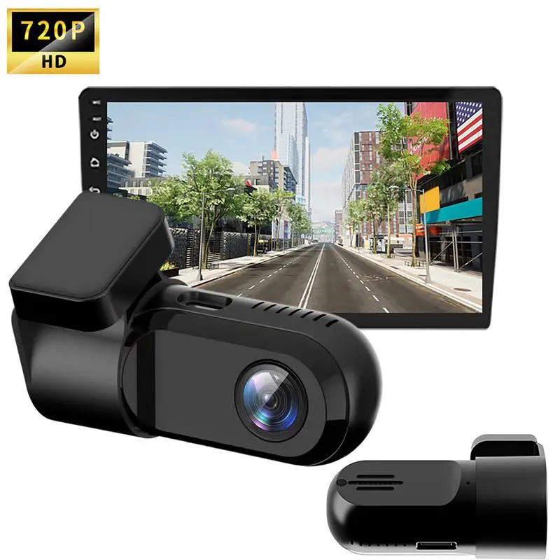 Night Vision 140 Degree Wide Angle Auto Dashcam Car Camera Driving Recorder Loop Recording Driving Recorder Vehicle Accessories