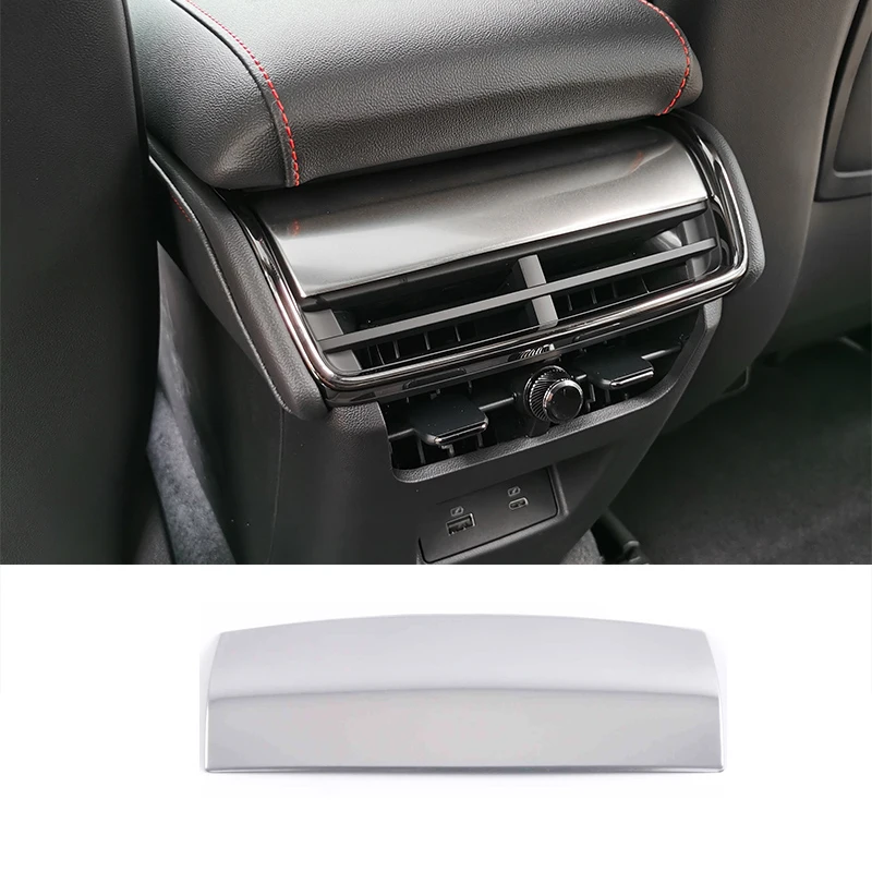 Car Rear Armrest Air Vent Trims Outlet Panel Cover Decor for Ford Evos 2022 2023 2024 Accessories Auto Kit Styling Refit Modify