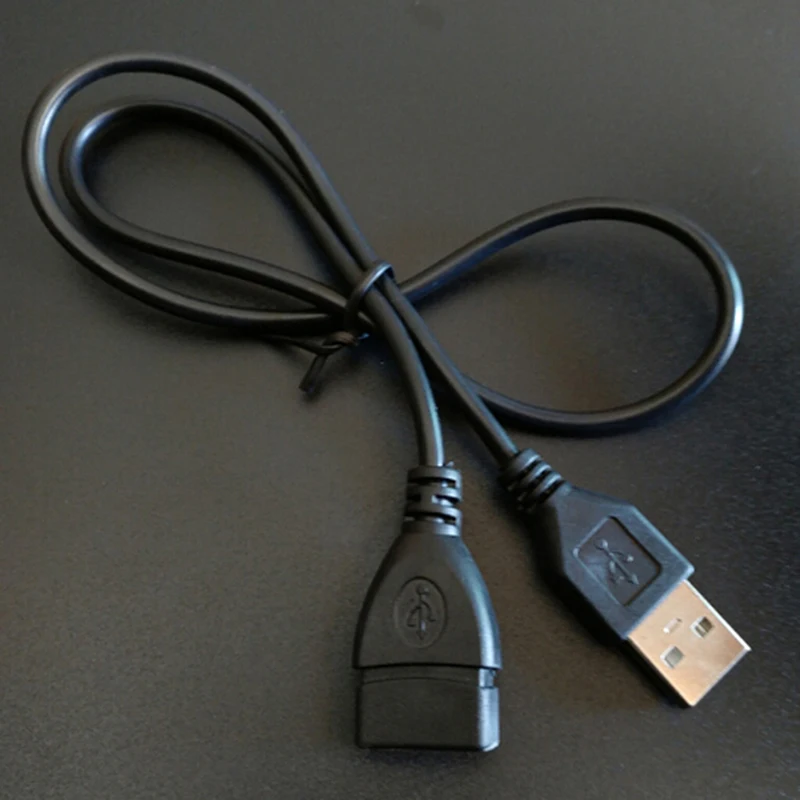 80/150cm USB Extension Cable Super Speed USB 2.0 Cable Male to Female Data Sync USB 2.0 Extender Cord Extension Cable