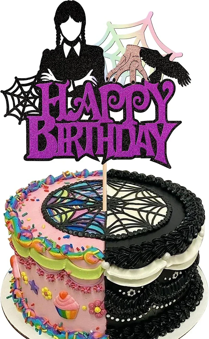 Halloween Cake Topper Ghost Hand Castle Spider web Kids Happy Birthday Wedding Party Baby Shower Baking Cake Dessert DIY Decor