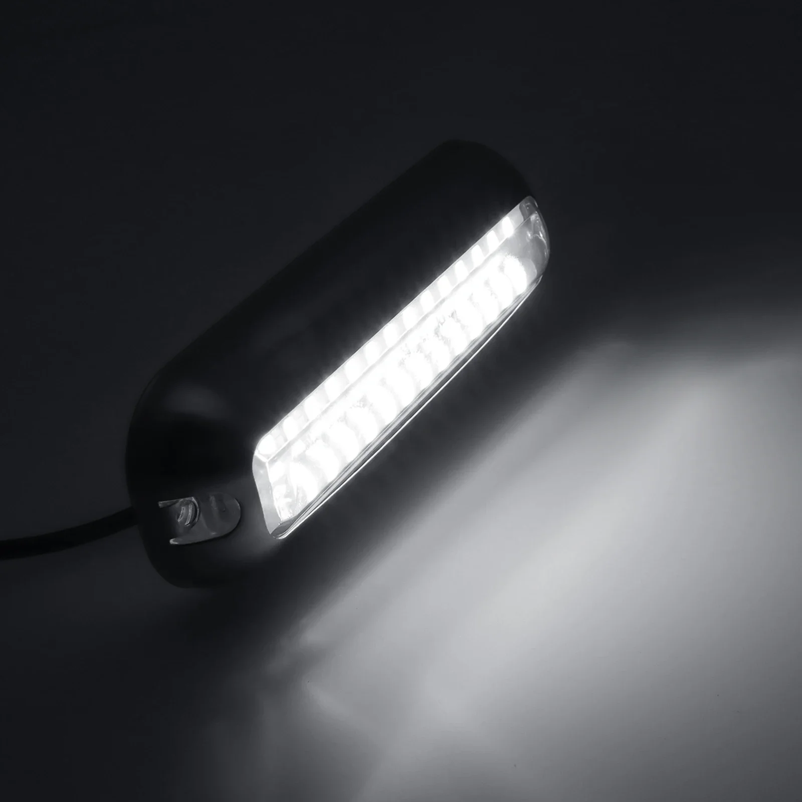 42 LED High Brightness Marine Light Yacht Underwater Light 12V Waterproof Stainless Steel Ship Underwater Pontoon Transom Light