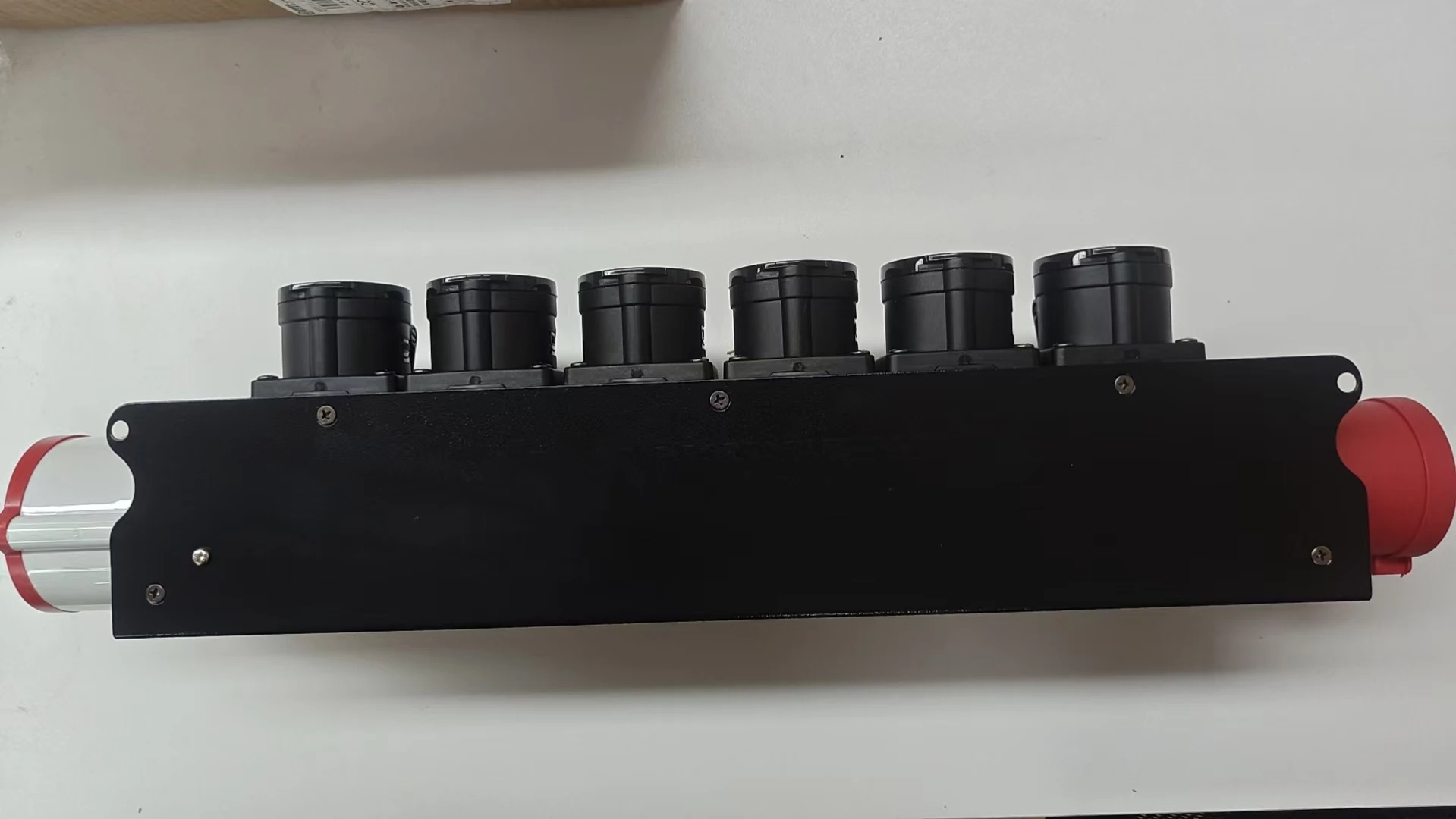 6 Ports 16A Power Distribution Box 32A 5Pin Input Stage Light Audio Equipment Power Splitter Case