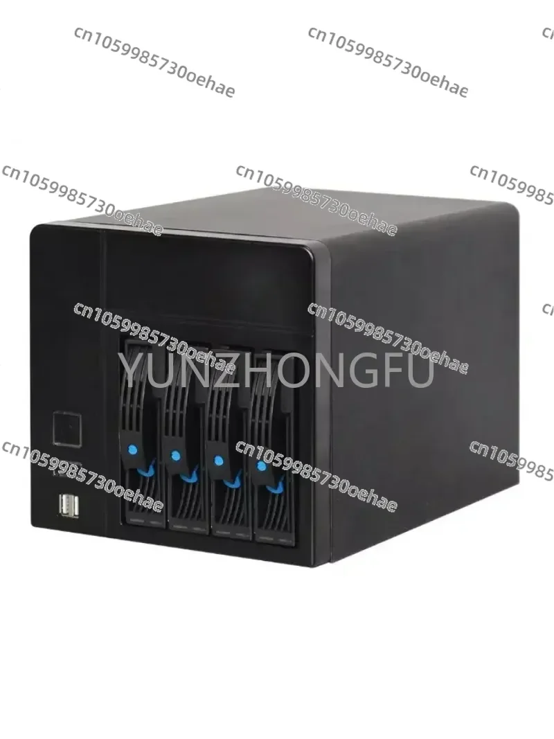 Toploong High Quality 4 Bays MINI-ITX  NAS Storage Server Chassis Home Ues Data Storage Server Case Diy Desktop Pc Enclosure