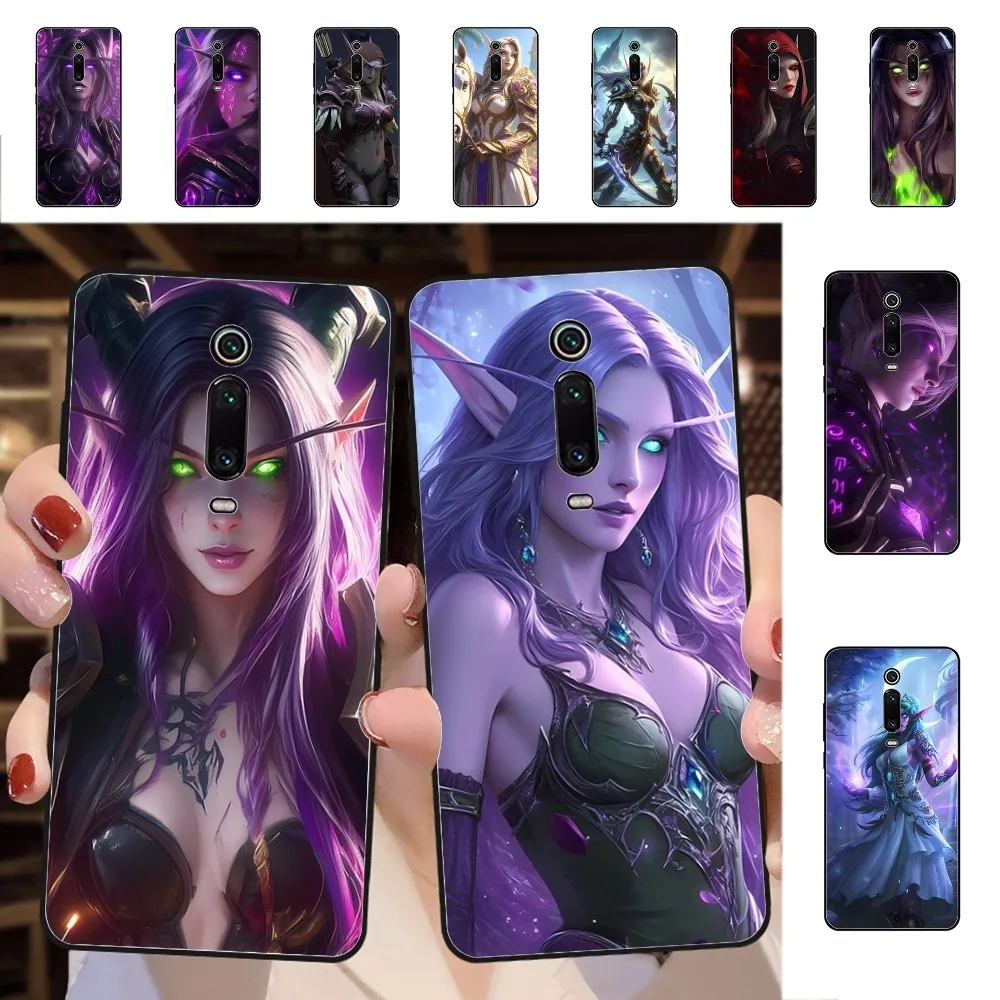 W-World Of W-Warcraft Elf Phone Case For Redmi 5 6 7 8 9 10 Plus Pro 6 7 8 9 A GO K20 K30 K40 Pro Plus F3 Fundas