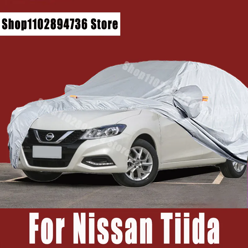 For Nissan Tiida Covers Outdoor Sun uv protection Dust Rain Snow Protective Auto Protective cover