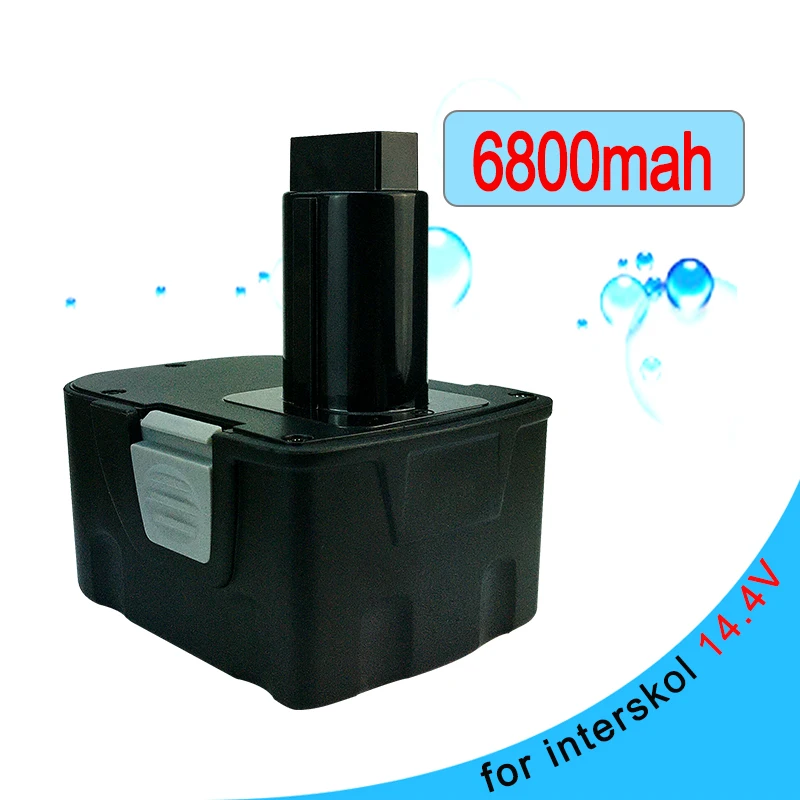 

14.4V 6800mAh Rechargeable Battery Replacement for the Power Tool Battery,Suit for Interskol H 14.4V Cordless Drilling Rig