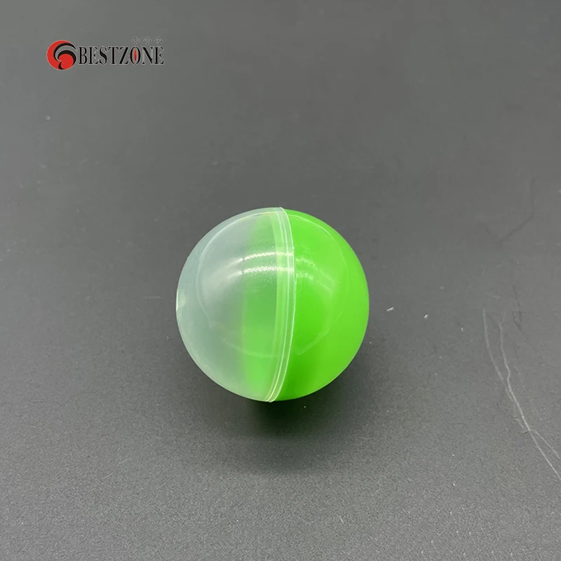 50Pcs 45MM 1,77 Zoll Spielzeug Kapsel Überraschung Ball Halb Transparent Weiche Leere Baby Kind Greifen Runde Verdrehen für Automaten