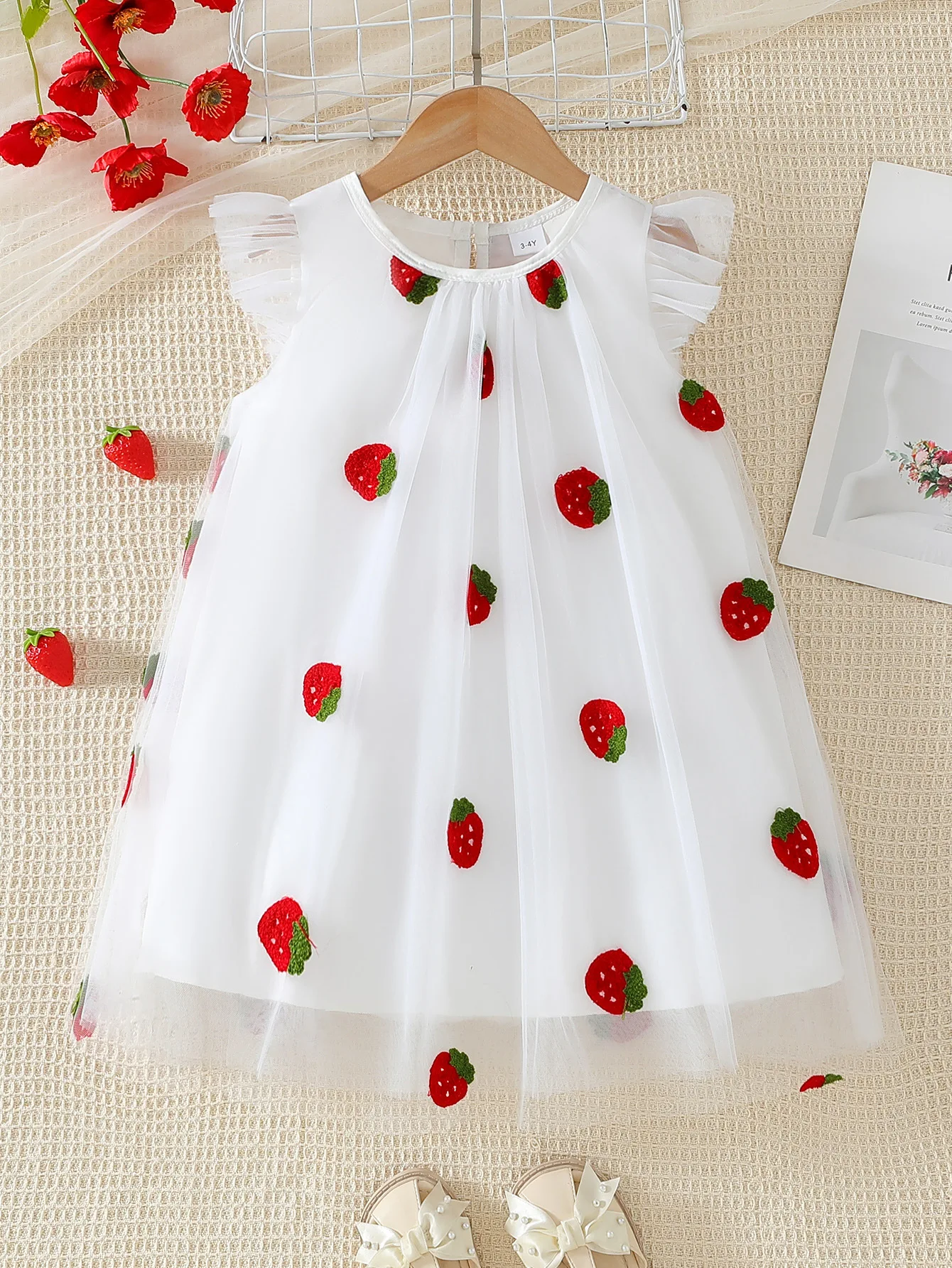 

3-10T summer children kids girls fashion cute short sleeve dress