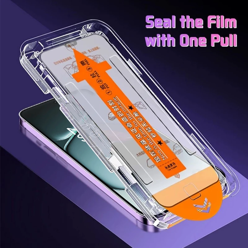 1/2/3/4 قطعة ل Oneplus ACE 6 الزجاج Oneplus ACE 6 الزجاج المقسى جديد خالية من الغبار غطاء كامل الغراء لواقي الشاشة Oneplus ACE 6 #3