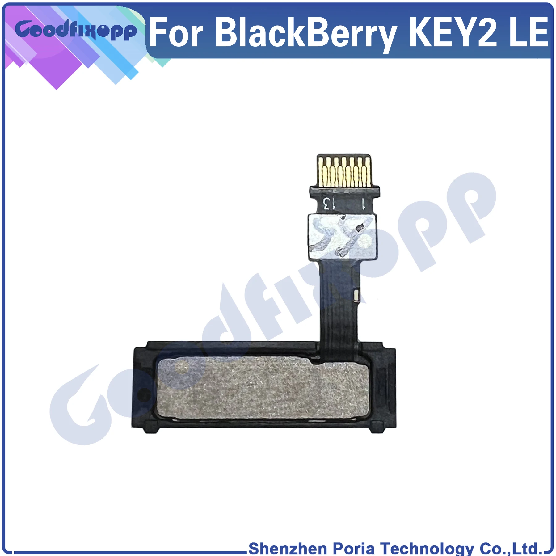 Para blackberry key2 le key2le keytwo le bbe100 reconhecimento de impressão digital toque id sensor cabo flexível substituição