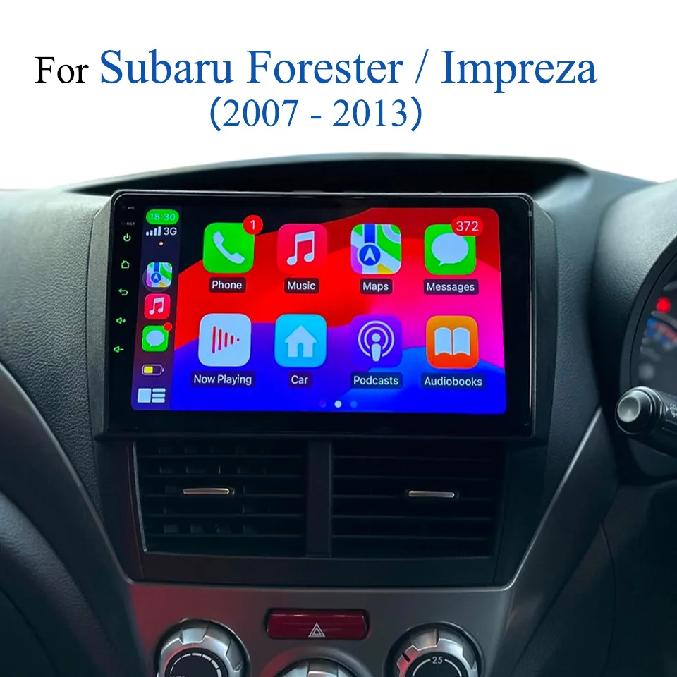

For Subaru Forester Impreza 2007 2010 2013 Auto GPS Navigation Monitor Car Radio DVD Cassette Tape Recorder Android 14 8G Ram