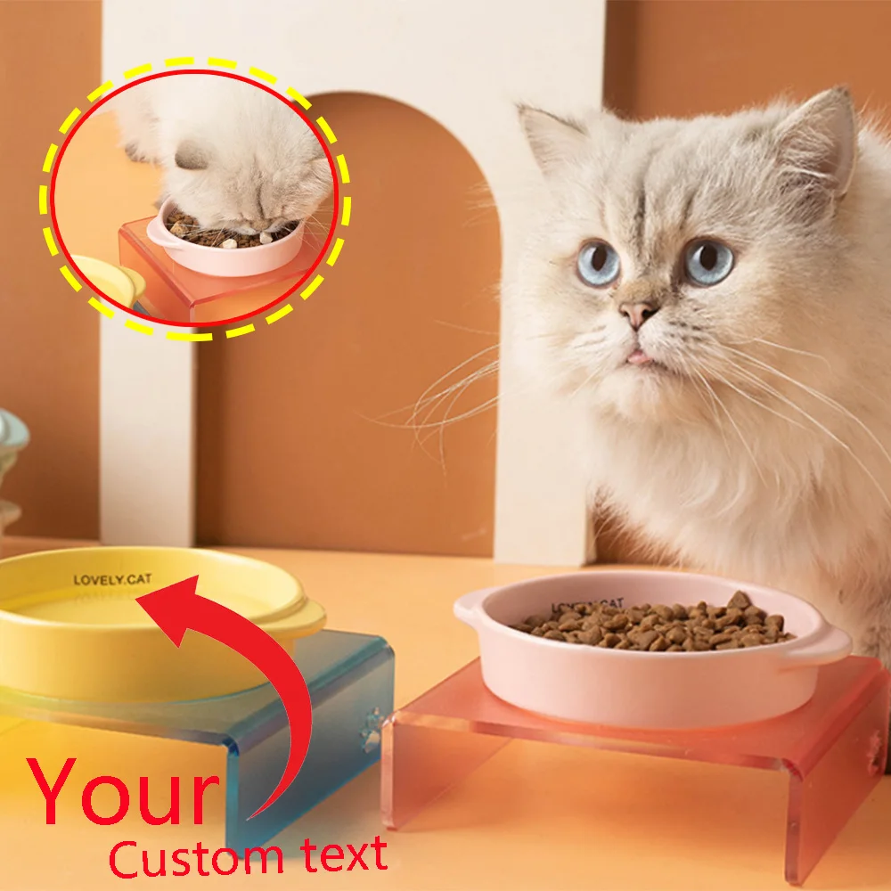 

Customized Creative Ceramic Pet Bowl high-end Simple Pet Feeding Bowl Pet Dog and Cat Feeder Suitable for Pet Feeding