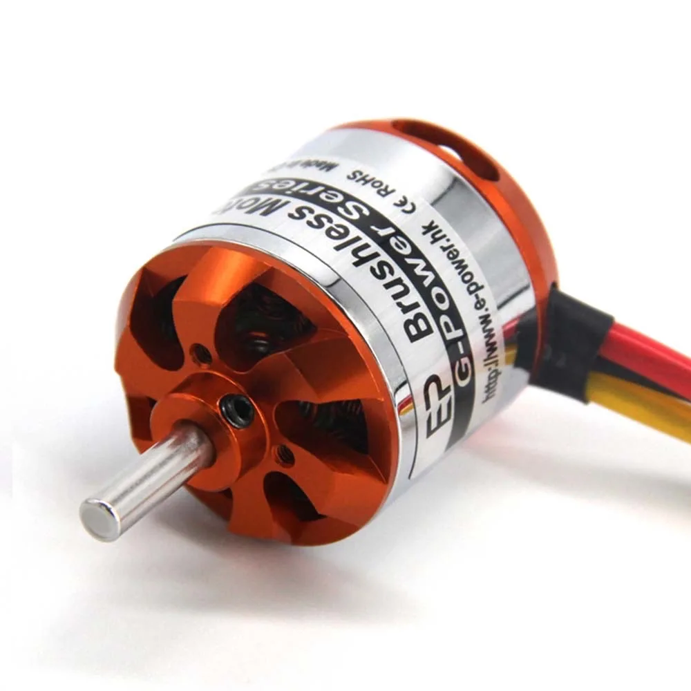 RC Motor D2836 2836 750KV 880KV 1100KV 1500KV Brushless Motor 4S Lipo 4mm Shaft Diameter Suitable for 40A ESC Fixed-Wing Drones