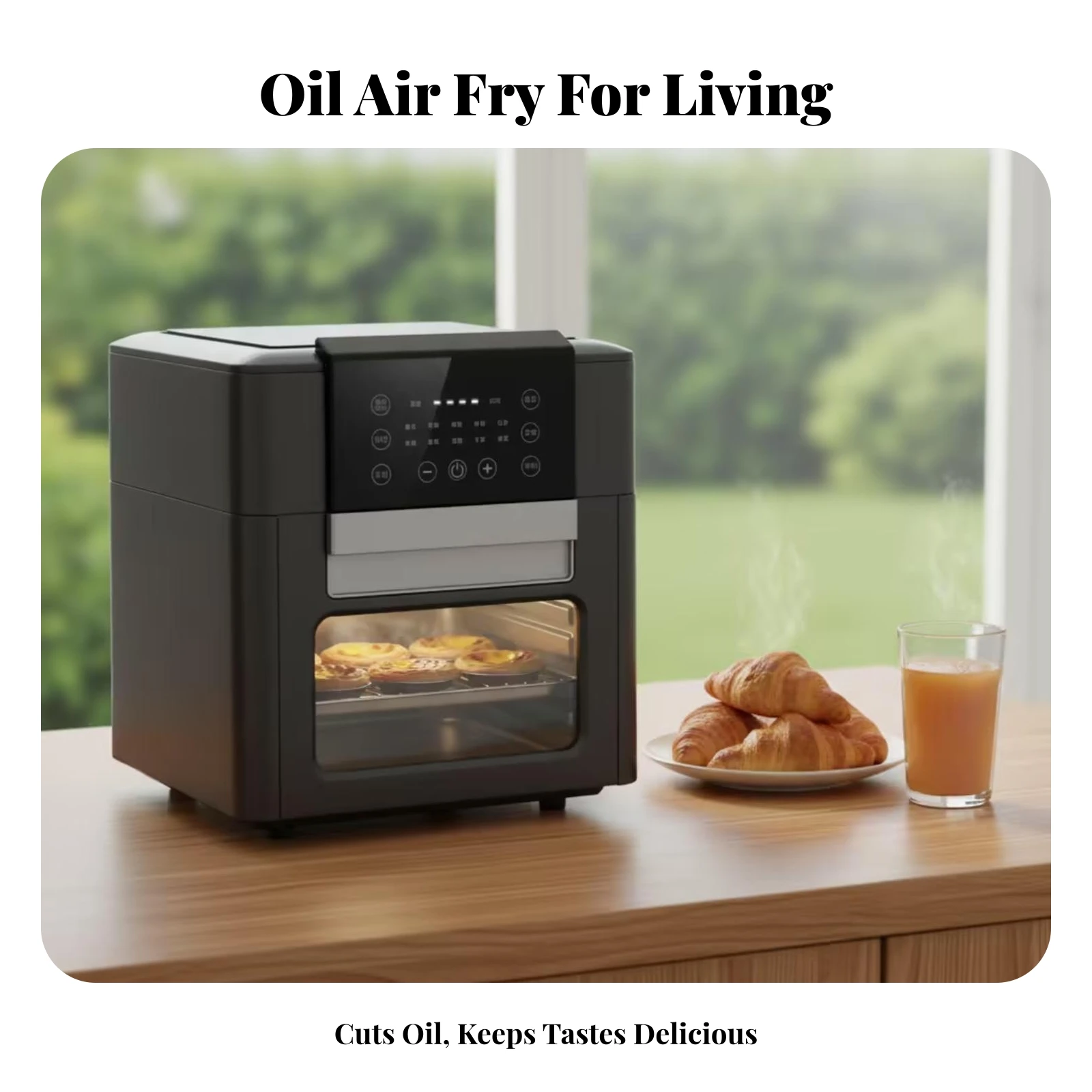 small-appliance-space-gray-glossy-front-tabletop-air-fryer-oven-air-fryer-oven-metal-body