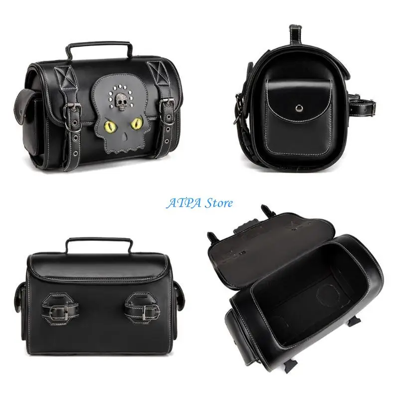 U13C حقيبة ملحقات الدراجة النارية الأنيقة مع مقصورات وظيفية حقيبة دراجة نارية كلاسيكية مريحة للحمل