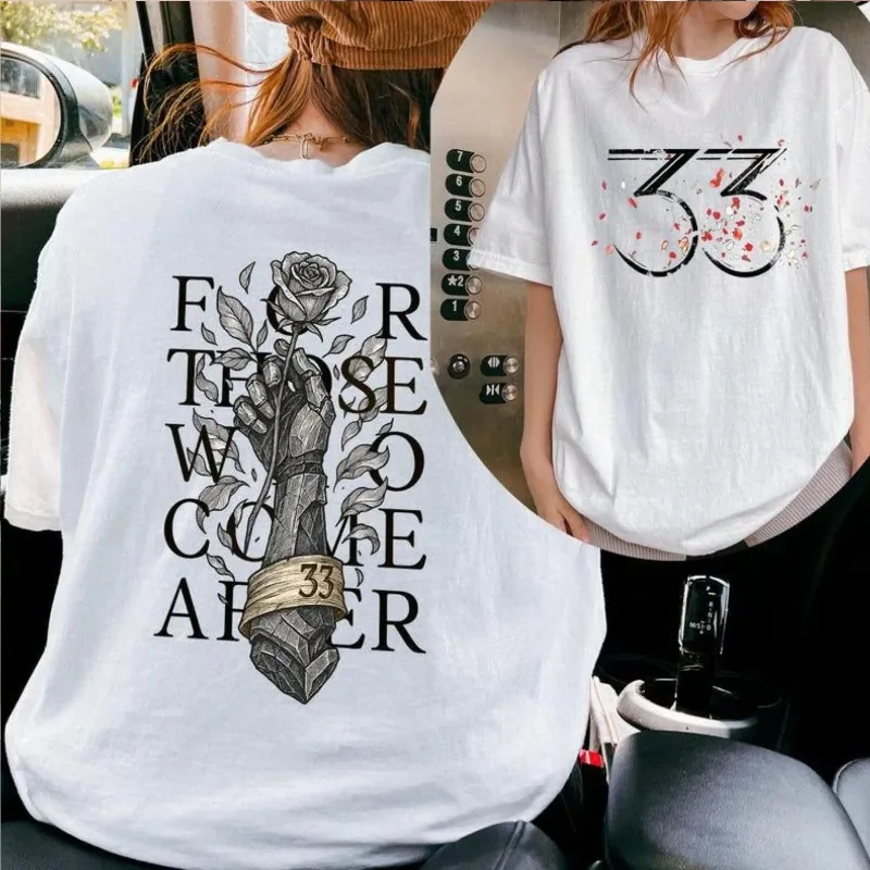Expedition 33 For Those Who Come After Quote Gamer Shirt Gustave Clair Obscur Fan Merch Game Tribute Graphic T Shirt Gift