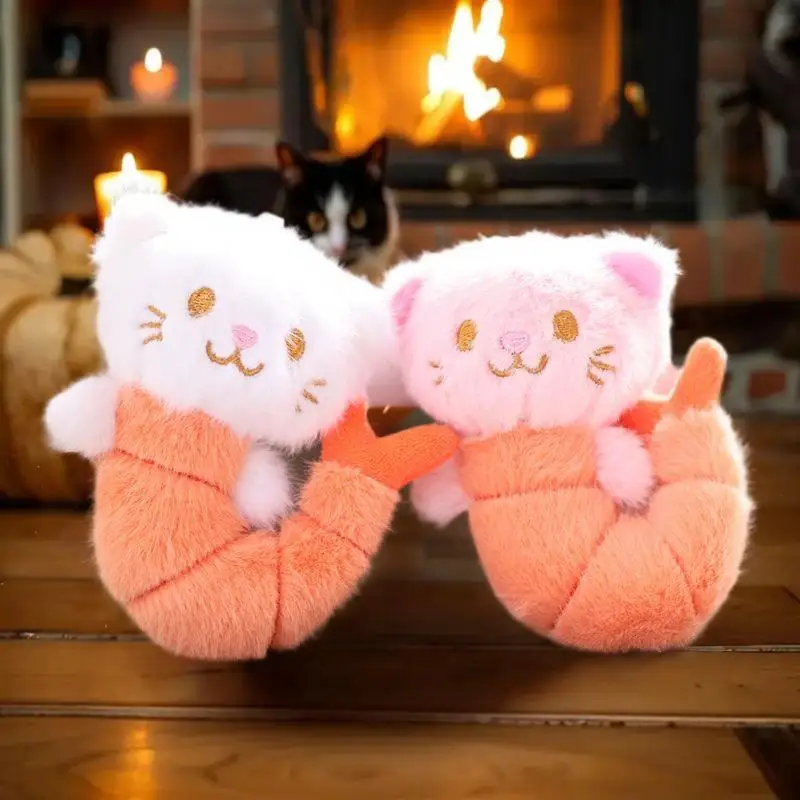 

Милые креативные маленькие креветки KT Cat кукла кулон брелок рюкзак подвесной орнамент декоративный