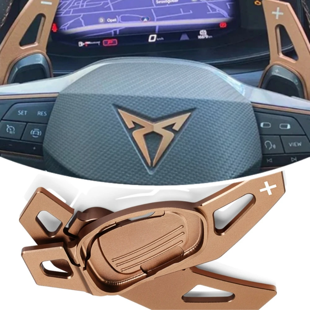 

Автомобильные аксессуары для Cupra Ateca Formentor Leon 2021 2022 2023, автомобильные рулевые колеса, лопасти переключения передач, DSG, удлинитель, Стайлинг