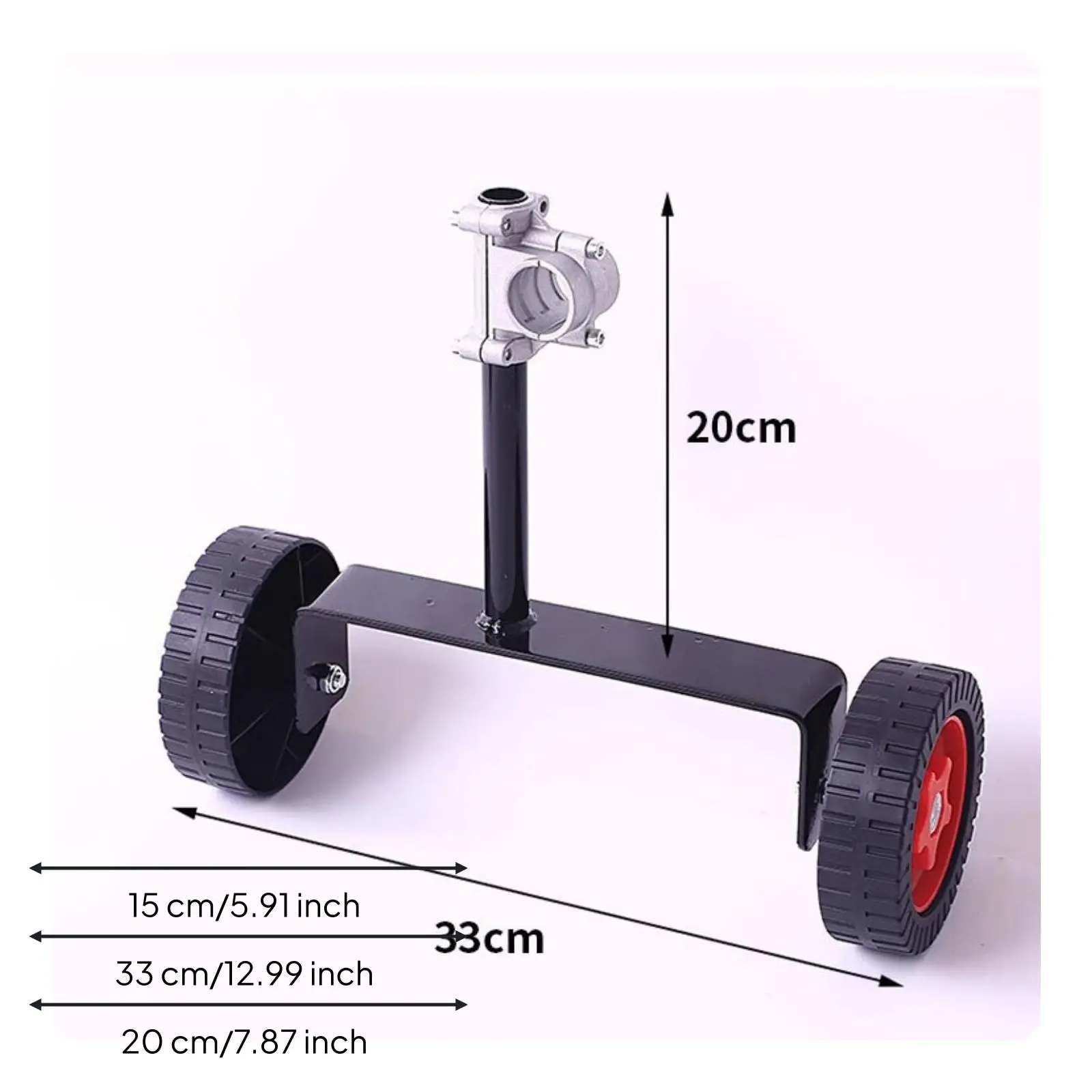 Easy to Use Trimmer Wheel Stand Set Adjustable Trimmer Wheels