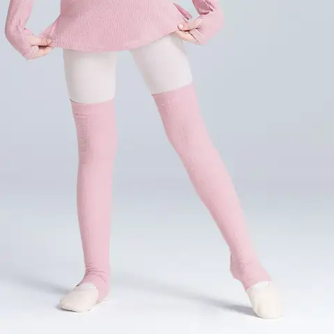 여자 발레 레그 워머 어린이 운동 발레 보호대 양말 어린이 요가 양말 체육관 피트니스 필라테스 댄스 발레 액세서리