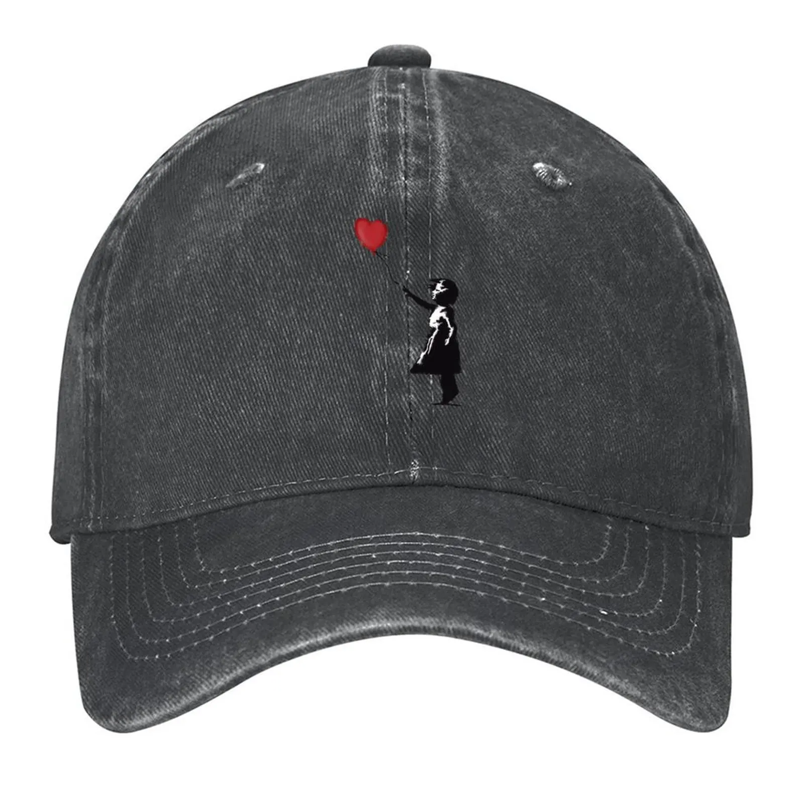 

Banksy Girl with heart balloon graffiti street art Balloon Girl HD HIGH QUALITY ONLINE STORE Baseball Cap