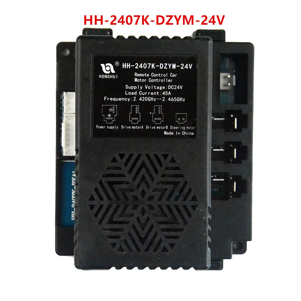 Transmisor receptor de control remoto 2,4G para coche eléctrico para niños HH-PY68K-2.4G-24V, control de HH-8000K-2.4G-12V/HH-2407K-DZYM-24V