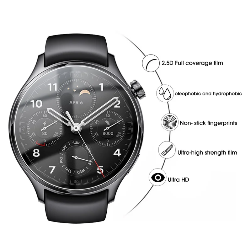 1-5 pezzi di vetro temperato per Xiaomi Watch S1/S1 Pro Smartwatch HD proteggi schermo antigraffio trasparente per Mi Watch S1 Pro