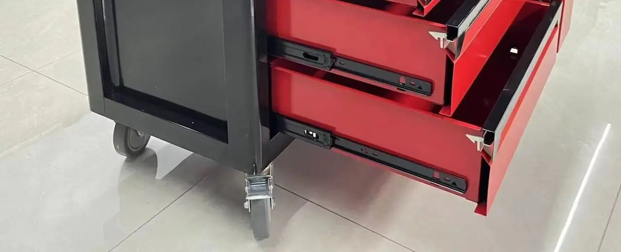 Customizable Steel Iron Tool Chest New Storage Garage Metal Tool Cabinet Cart Trolley 202 Pcs Mechanic Tool Set For
