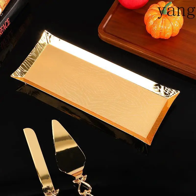 

CX light luxury metal fruit tray retro restaurant hotel dried fruit snack fruit storage tray