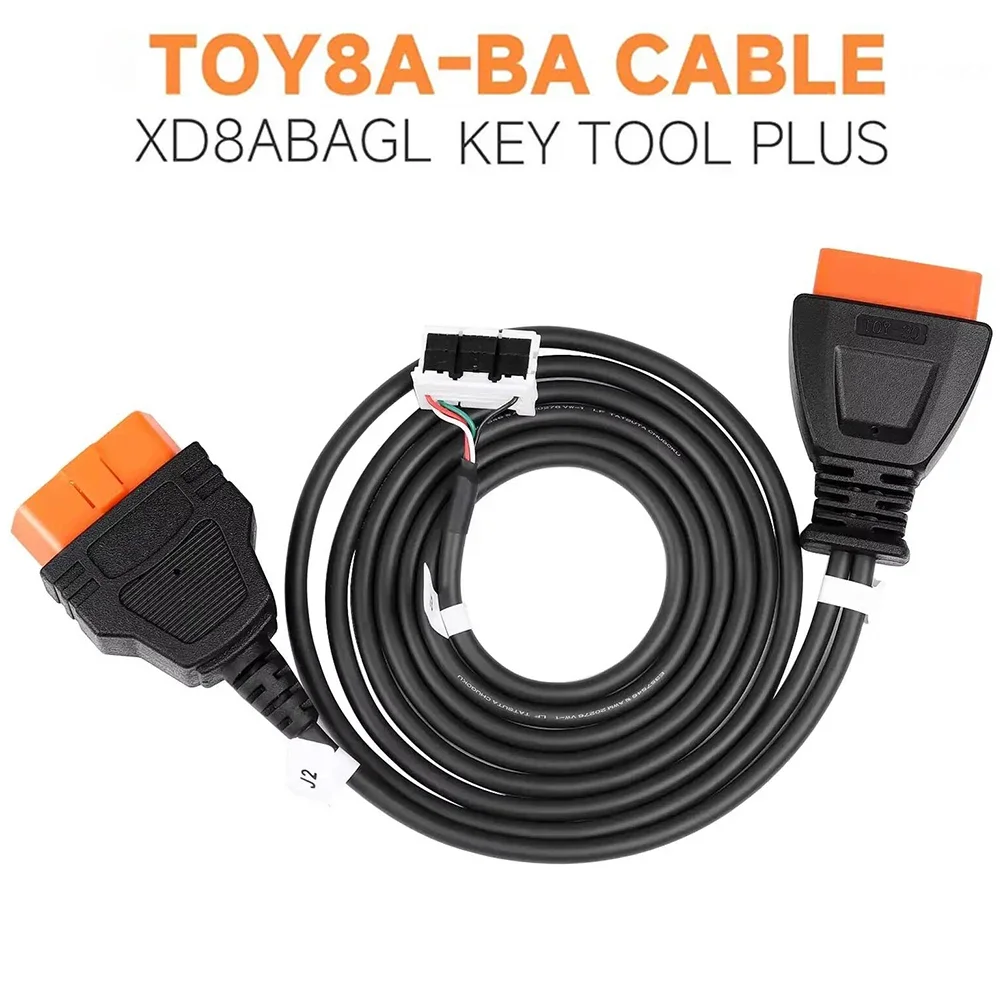 XHORSE XD8ABAGL para Toyota-BA, adaptador de todas las llaves perdidas, Cable especial para llave VVDI Tool Plus, herramienta clave Max Pro y herramienta FT-Mini OBD