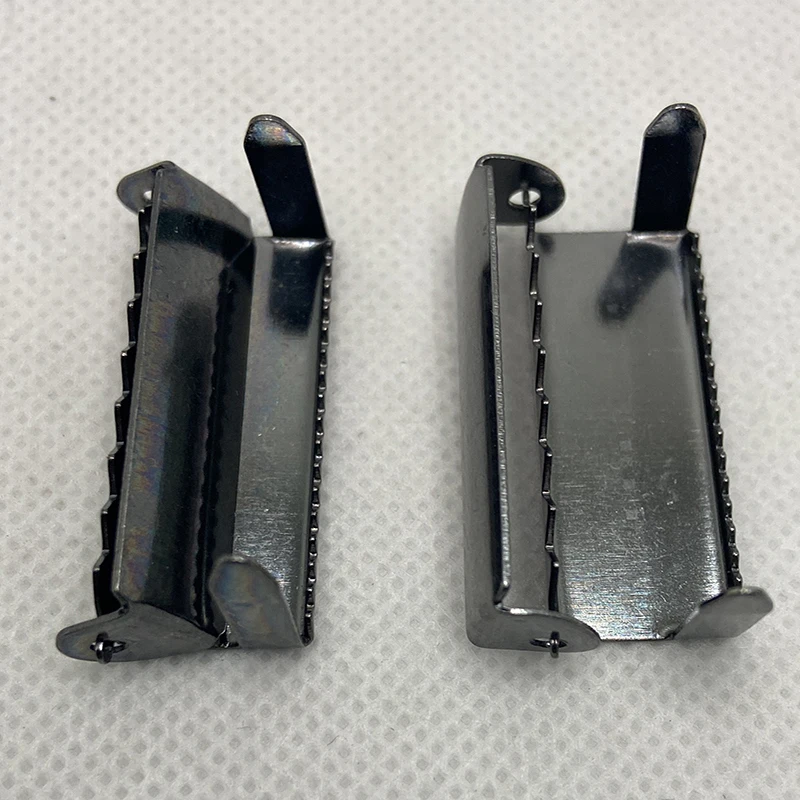 Fibbie di regolazione delle bretelle in metallo nero pistola materiali artigianali per cucire (30 pz/pacco) 3.5cm 1.37\