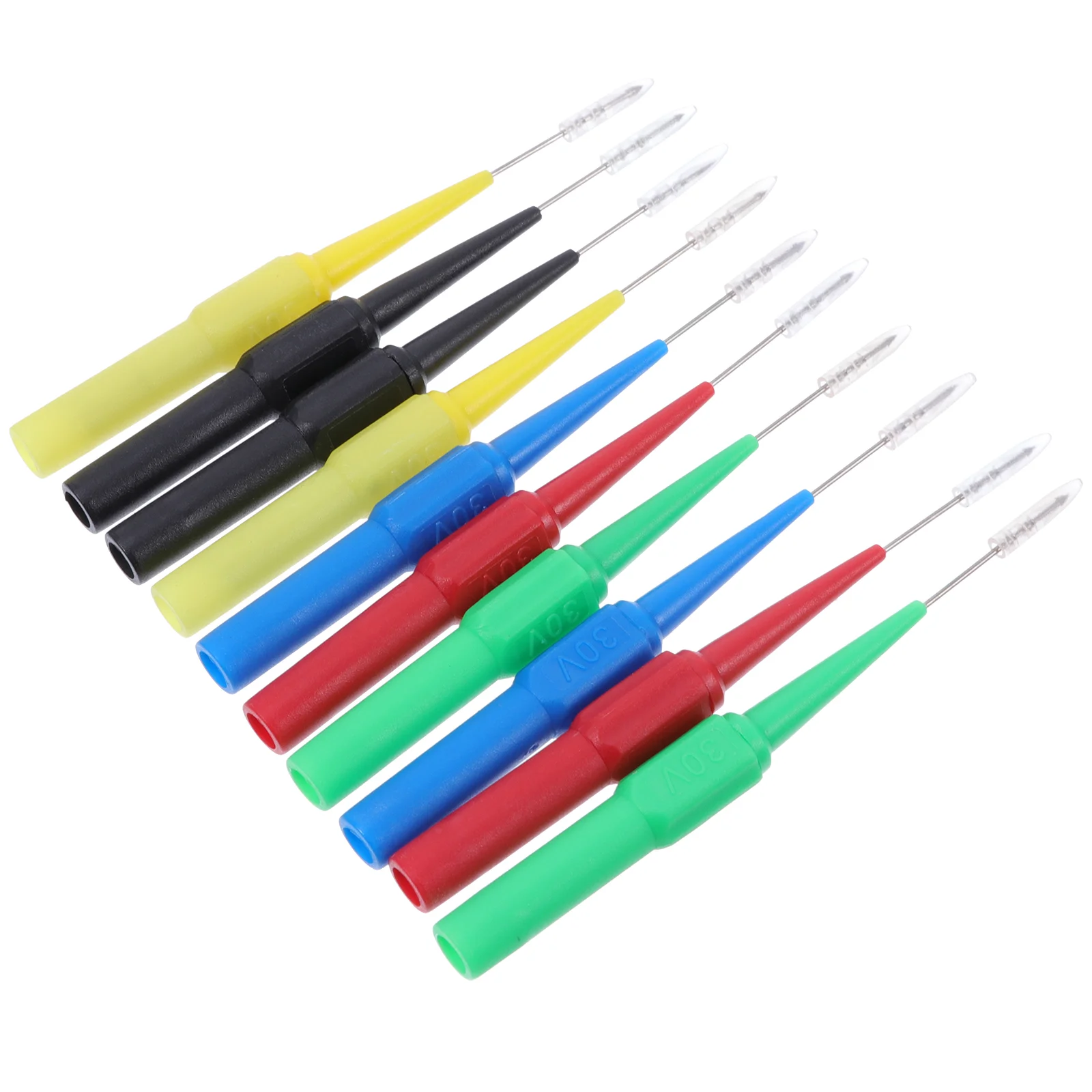 10 Pcs Probe Car Maintenance Tester Lead Tool Probes Wire Piercing for Ultra-fine Non-destructive Pin