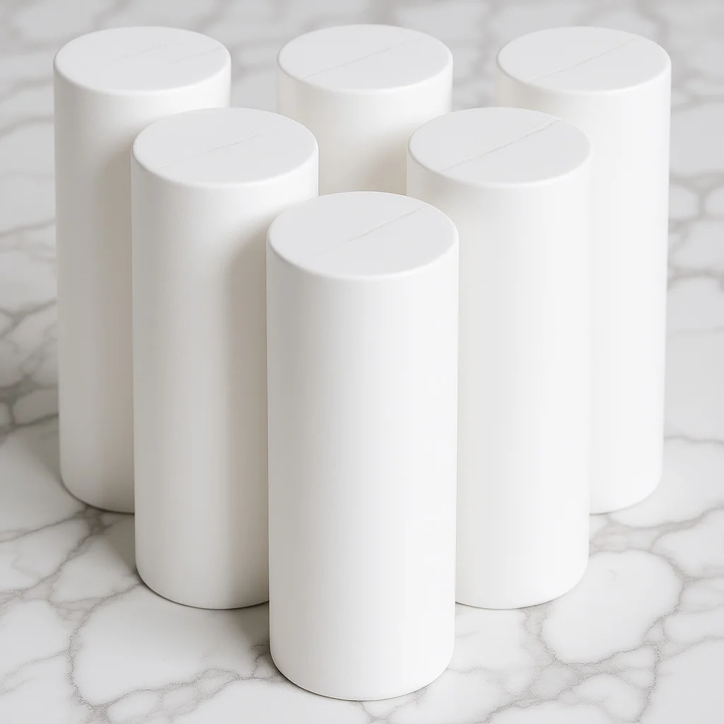 크리스마스 장식 테이블 센터피스 침실 장식품 축제 파티 용품용 DIY 폼 실린더 공예 블랭크 6개