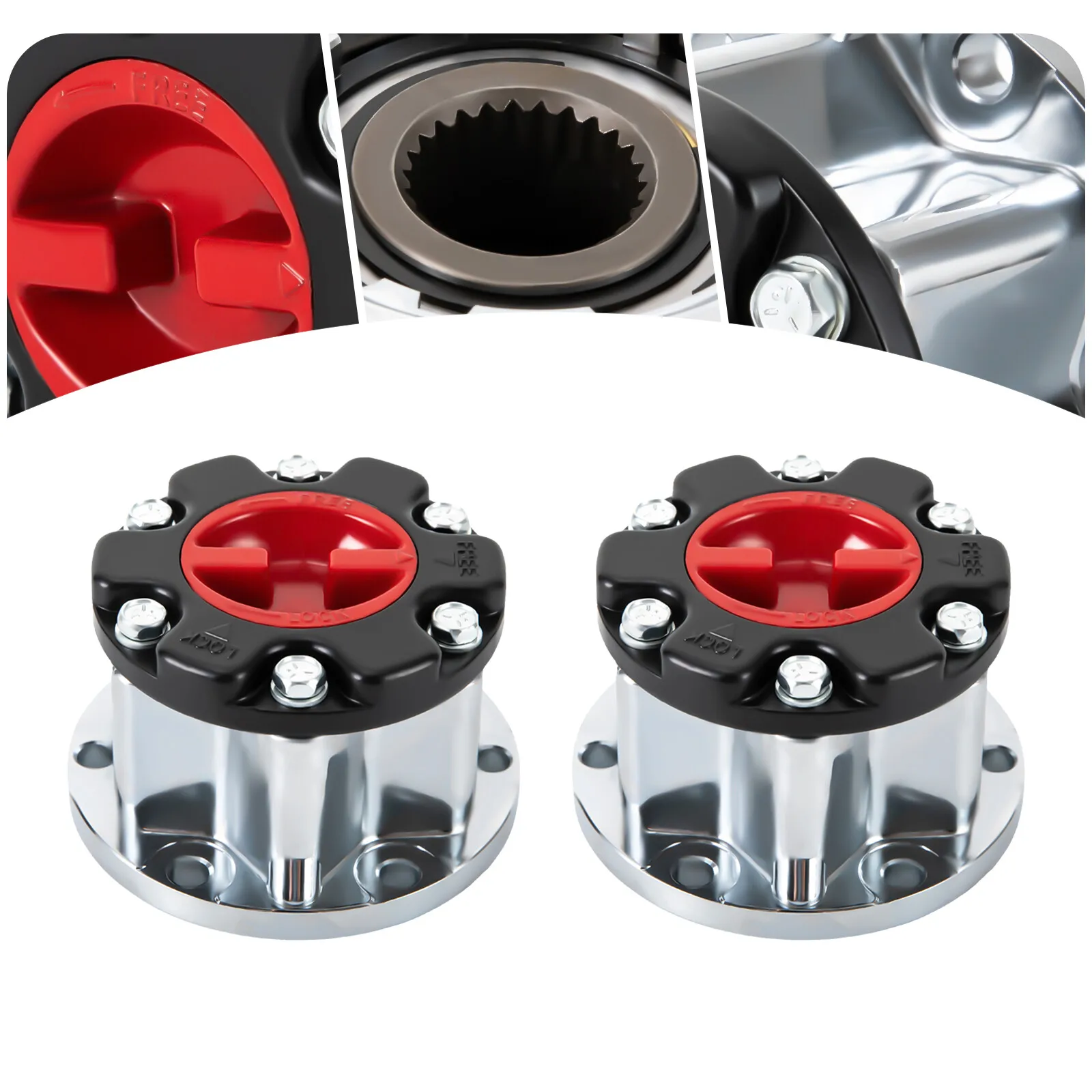 

2Pcs Manual Wheel Locking Hubs Set 43509-35030 Mounted on Wheel Hub For Toyota 4Runner T100 Hilux Pickup Toyota NEW