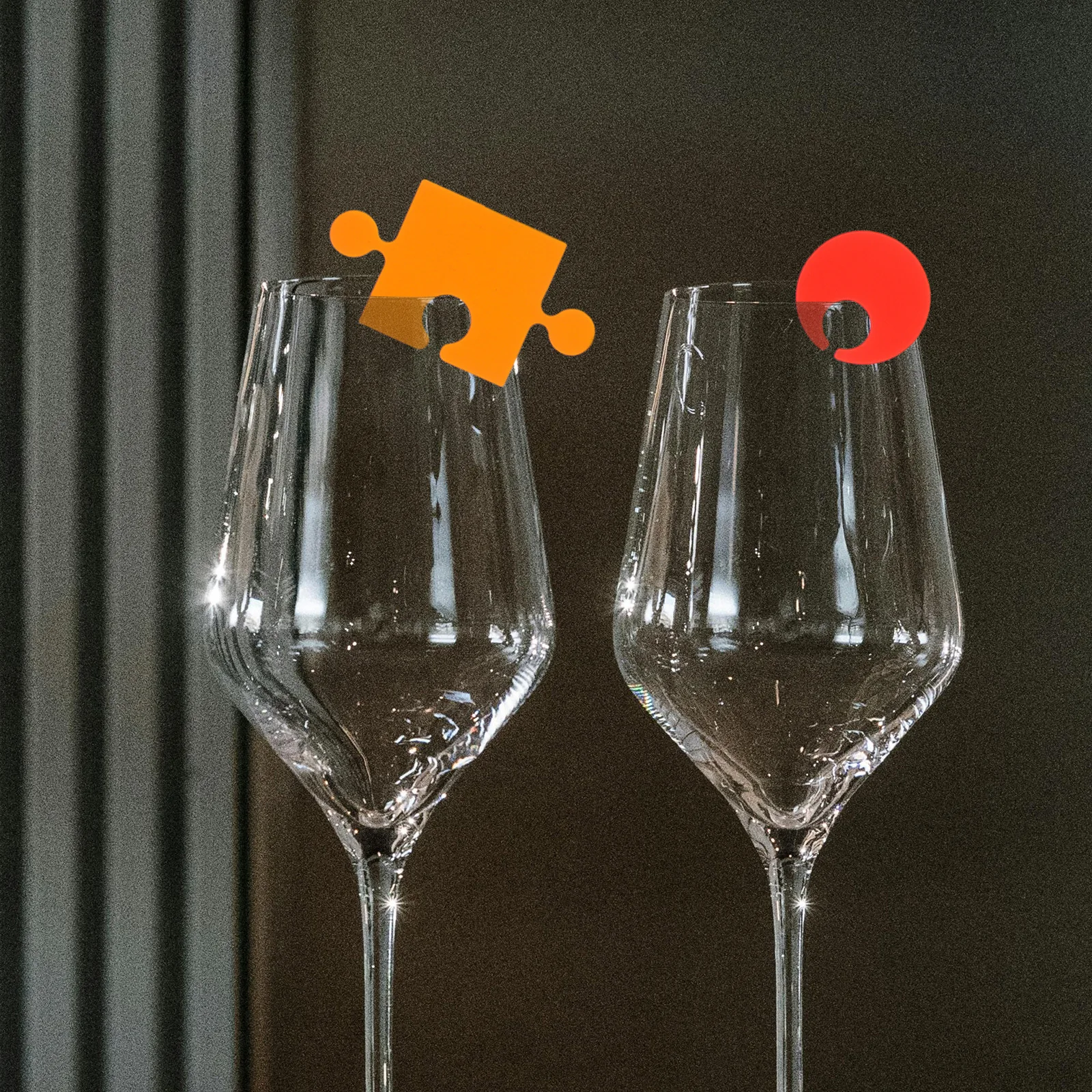 

24Pcs Decorative Wine Glass Label Silicone Reusable Party Cup Markers Creative Shape Drink Tags Wine Accessories Gathering