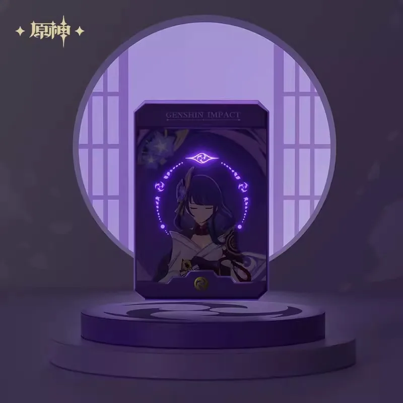 [Genuine] Genshin Impact Raiden Shogun Beelzebul Charging Set Bracket Pendant Travel Gear miHoYo Game Birthday Xmas Gift Box - Image 3