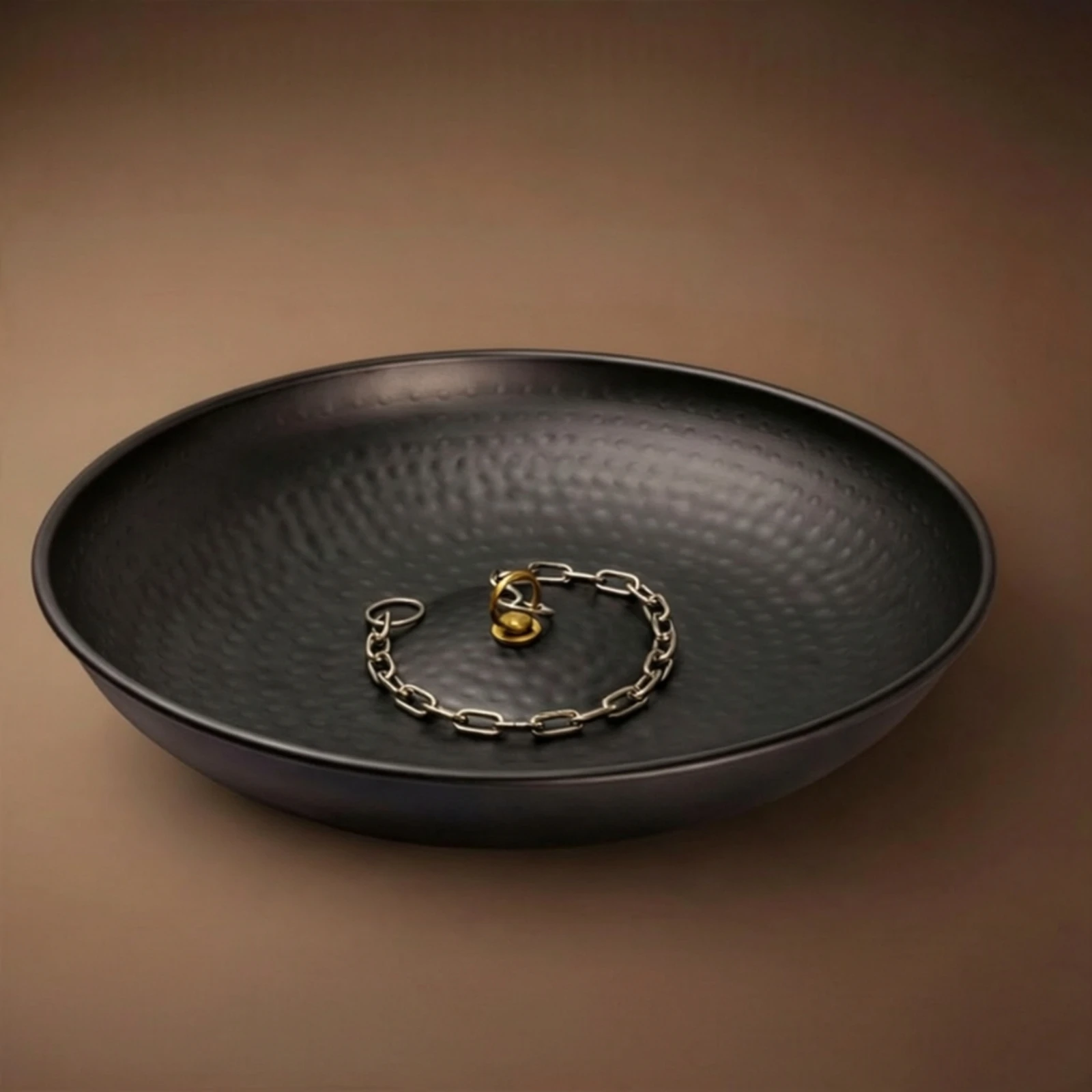 Rain Chain Basin Decorative Rain Chain Bowl Water Collection Base Long-Lasting Modern for Homeowners, Garden, Patio
