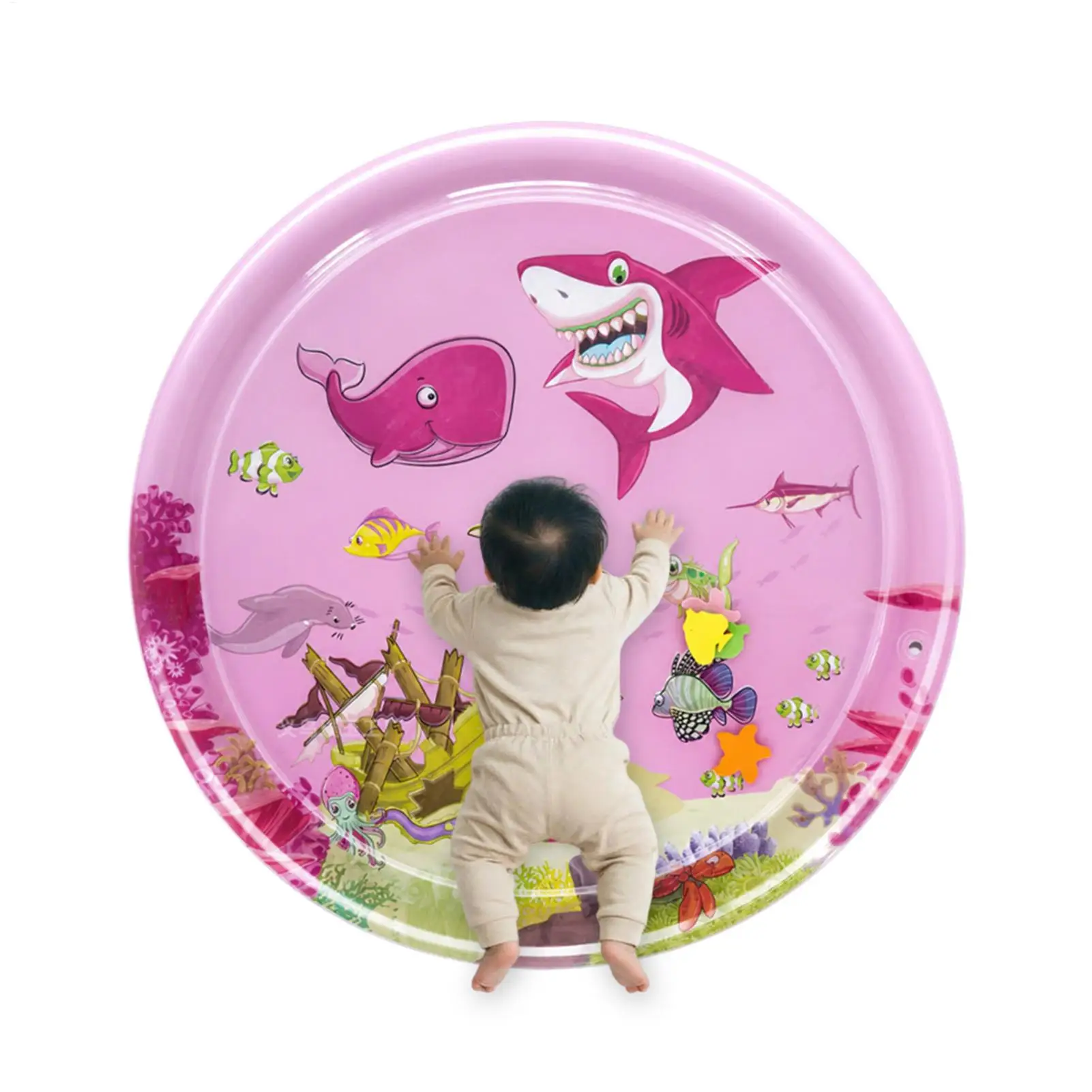 

Kids Water Play Mat PVC Inflatable Cool Sensory Toys Cartoon Waterproof Water Mat For Boys Girls Beach Outdoor Camping Travel