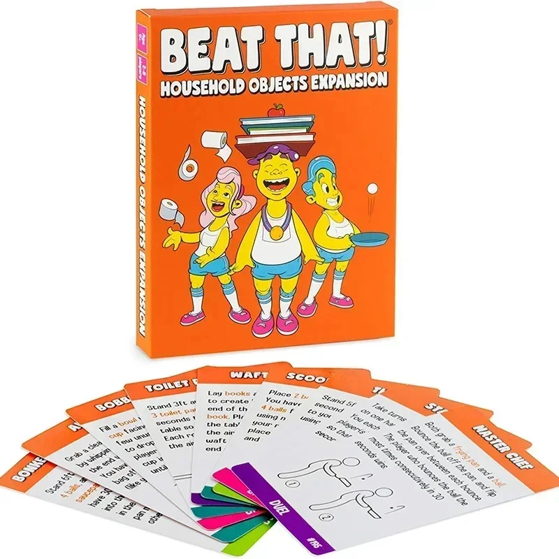 Beat That Game The Bonkers Battle of Wacky Challenges Family Party Game for Kids Adults Board Game Card Game Gift Toy Kid Table