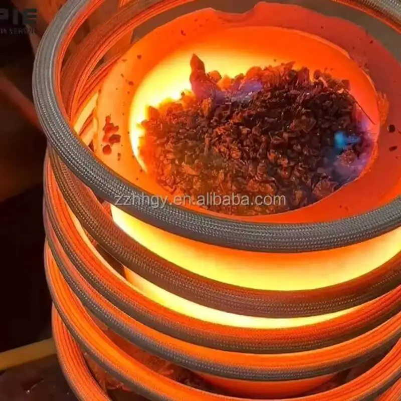 Portable Medium-Frequency Induction Furnace With Motor, Used For On-Site Metal Processing And Repair, High Capacity 1- 1000Kg