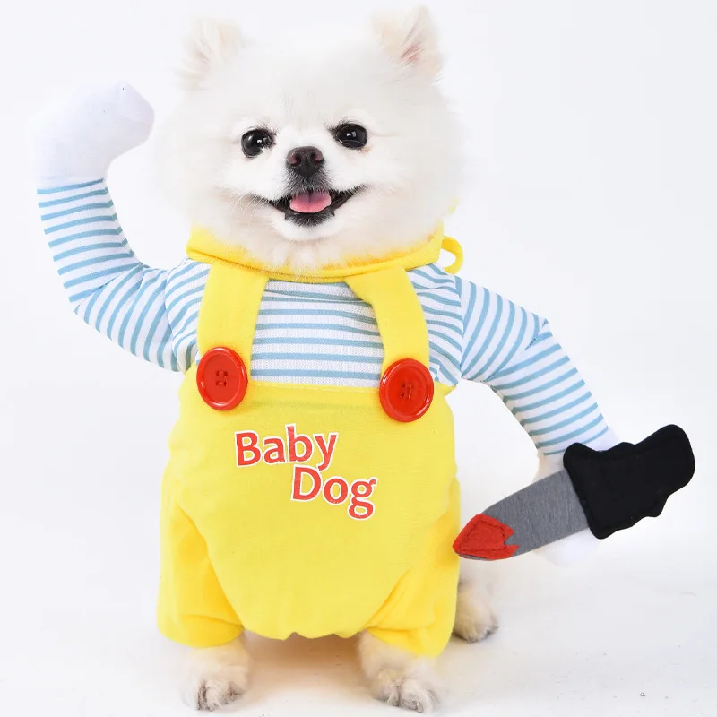 Halloween Dog Clothes Small Dog Funny Spooky Changing Costume Teddy Cat Creative Clothes Pet Costumes Dog Clothes