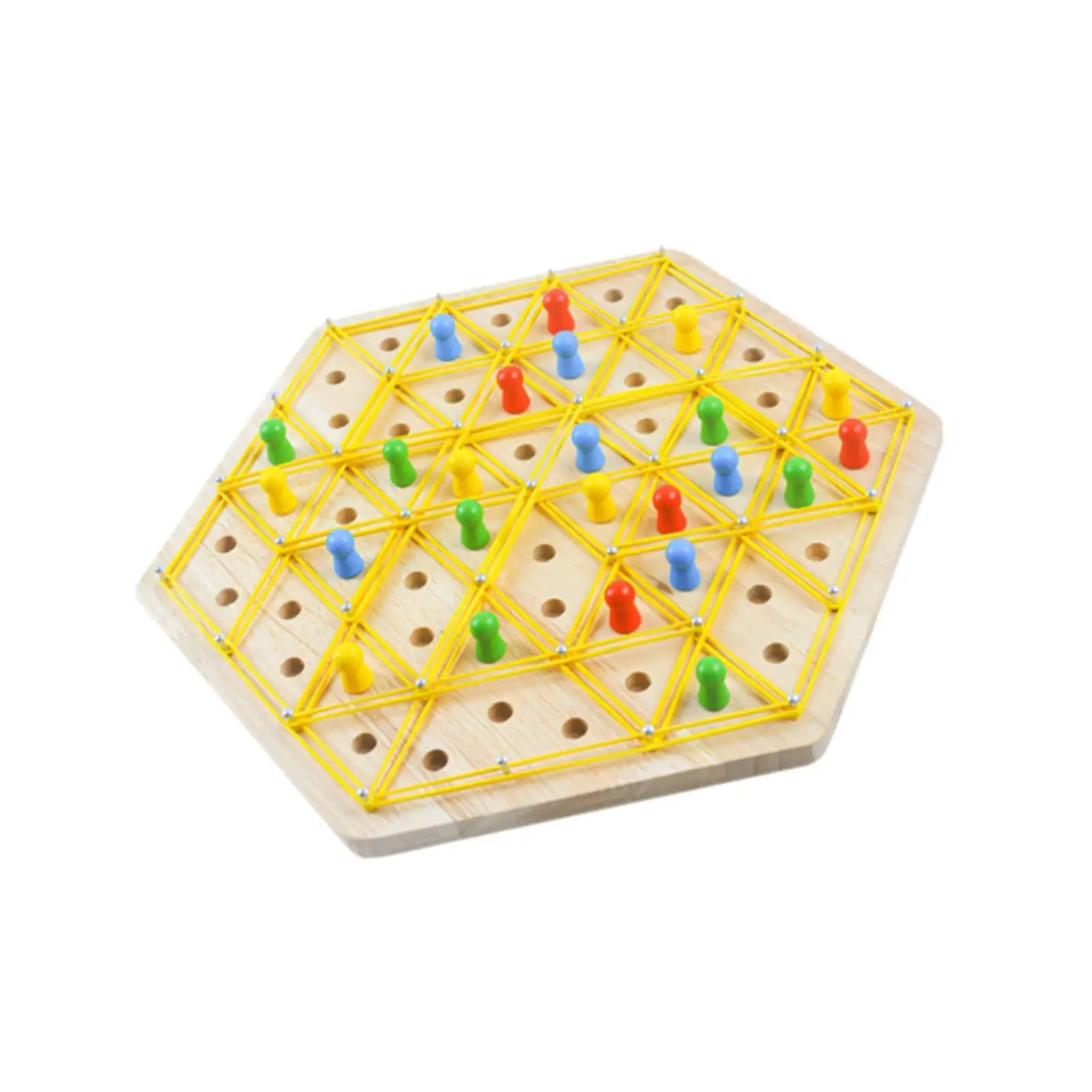 

Chain Triangle Chess Game Montessori Toy for Family Entertainment